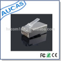 Cat6 impermeável conector rj45 conector 220v para fiação de rede